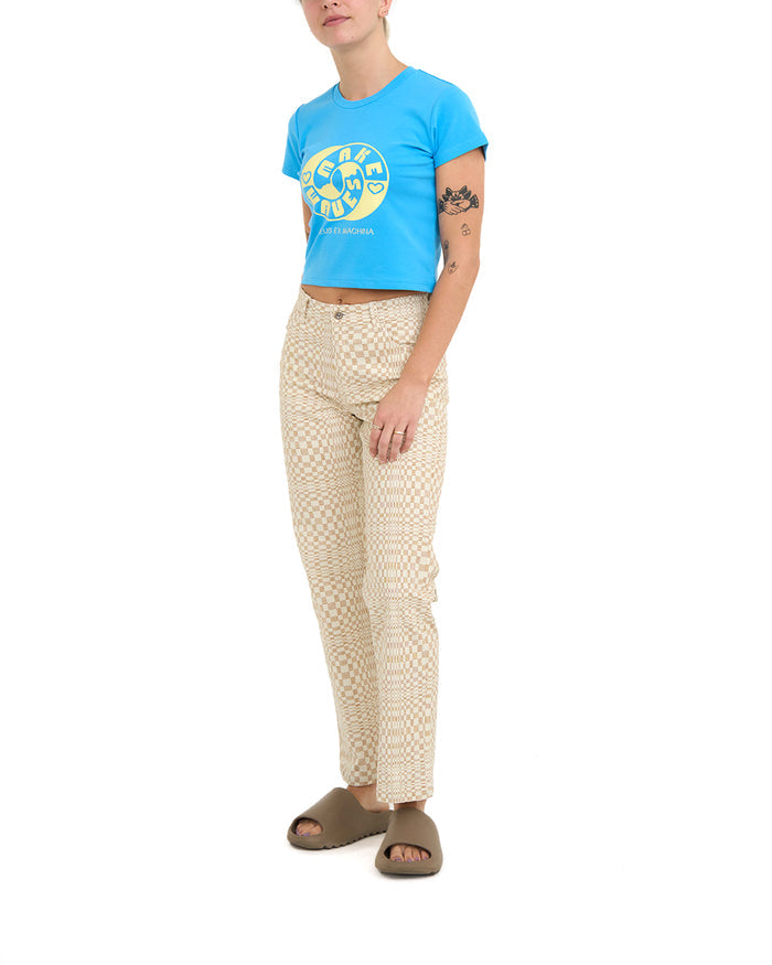 Sunshine Tee - Malibu Blue, view 3|Model