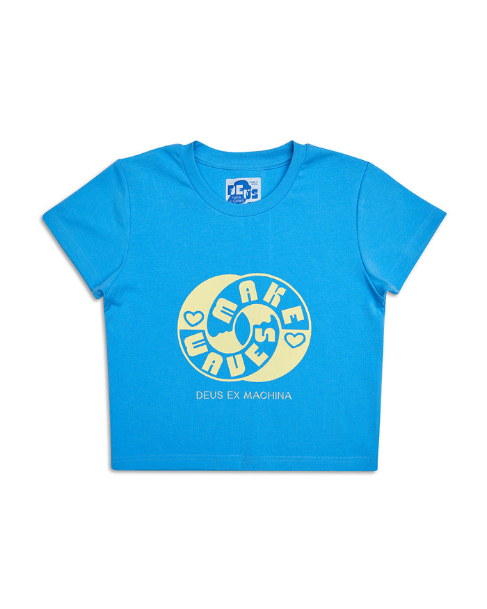 Sunshine Tee - Malibu Blue, view 5|Flatlay