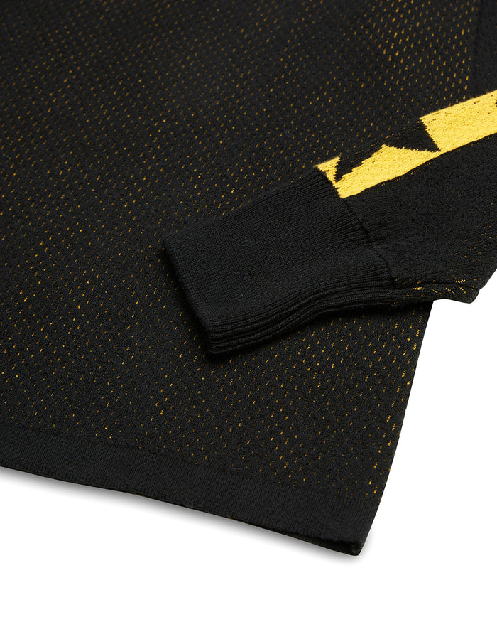 Super Nova Moto Knit - Black, view 8|Flatlay