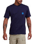 Take Off Pocket Tee - Navy, view 1|Model