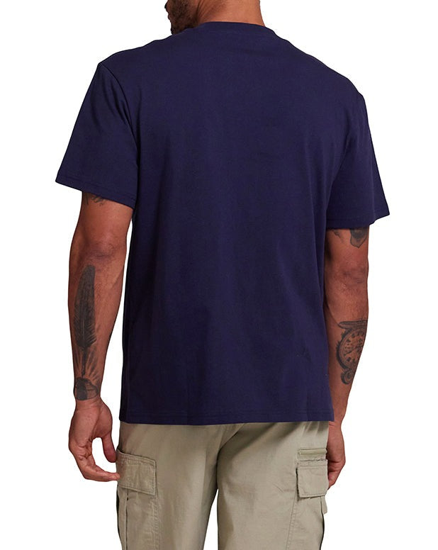 Take Off Pocket Tee - Navy, view 2|Model
