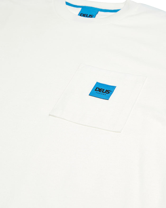 Take Off Pocket Tee - Vintage White, view 6|Flatlay