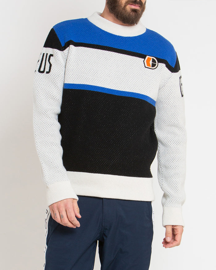 Team Knit - Classic Blue, view 1|Model