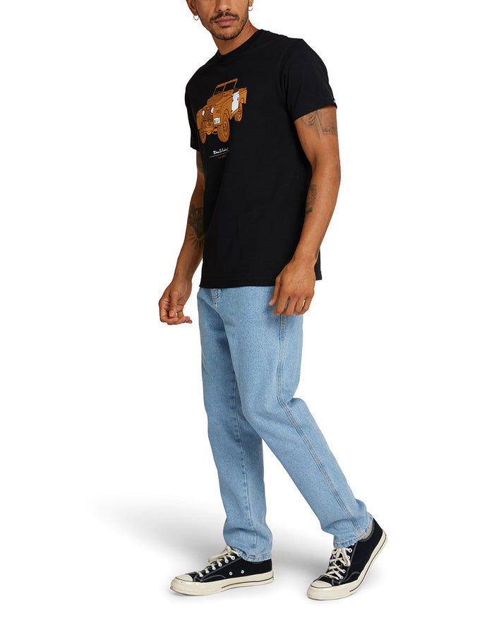 The Landie Tee - Black, view 4|Model