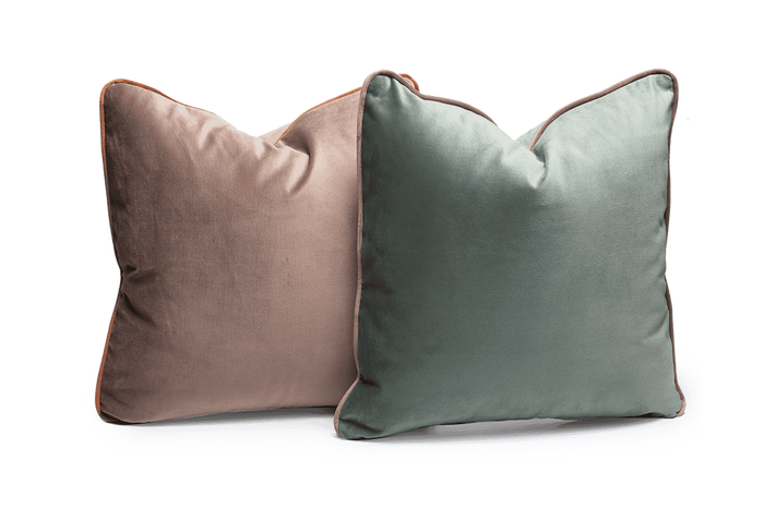[Seafoam/Dusty Rose Recycled Velvet]
