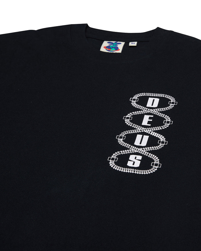 Thread Tee - Black, view 8|Flatlay