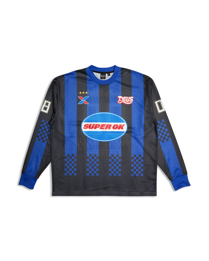 Threepeat Moto Jersey - Black, view 4|Flatlay