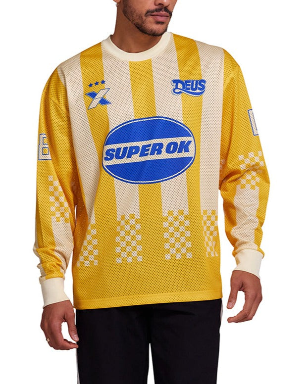 Threepeat Moto Jersey - Lemon Chrome, view 1|Model