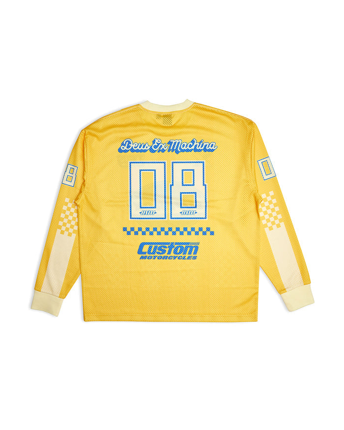 Threepeat Moto Jersey - Lemon Chrome, view 5|Flatlay