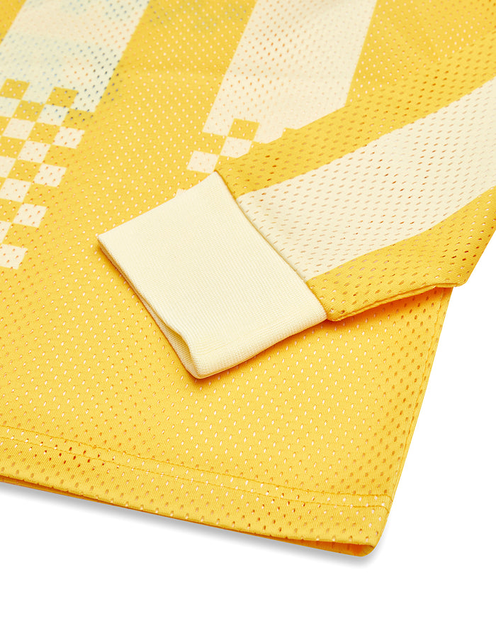 Threepeat Moto Jersey - Lemon Chrome, view 7|Flatlay