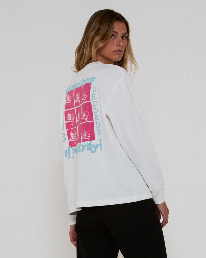 Thump DXW Long Sleeve Tee - Vintage White, view 5