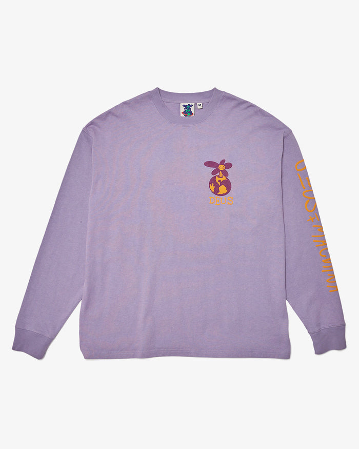 Thump Long Sleeve Tee - Purple Haze, view 4