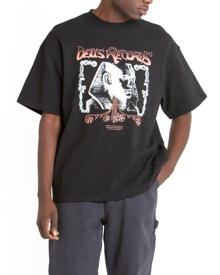 Time Worship Tee - Black, view 1|Model