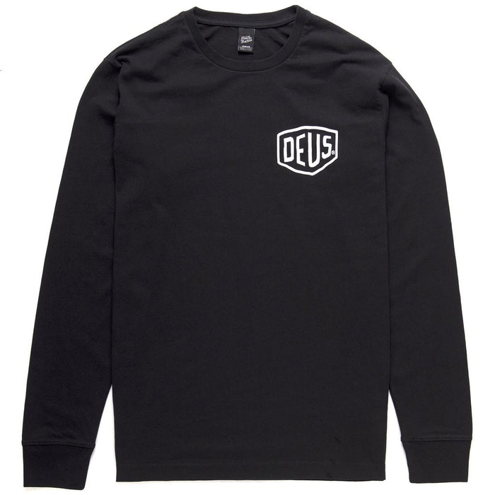 Tokyo Address Long Sleeve Tee - Black, view 1