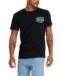 Tokyo Address Tee - Black, view 1|Model