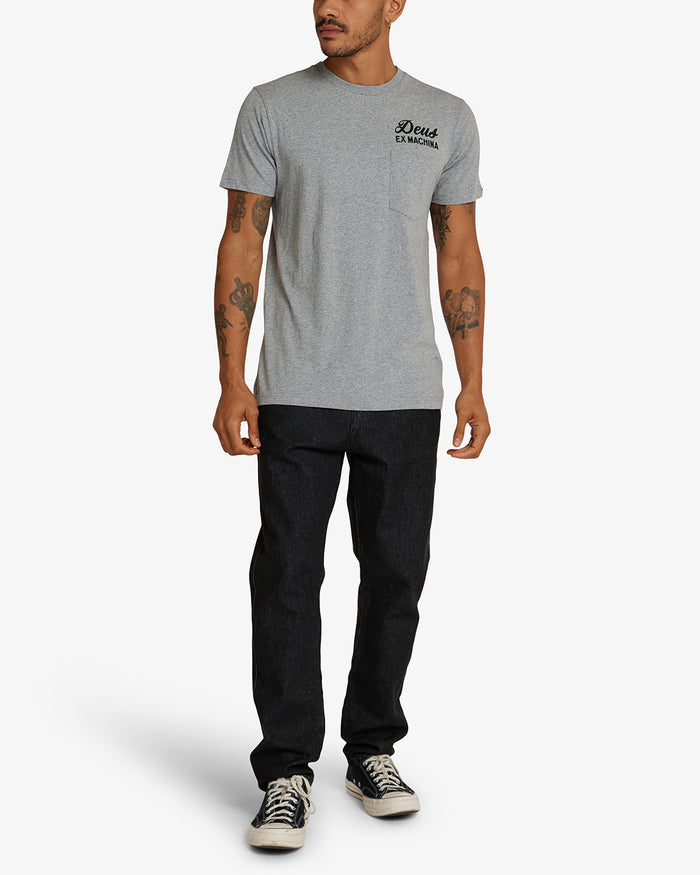 Tokyo Address Tee - Grey Marle, view 3
