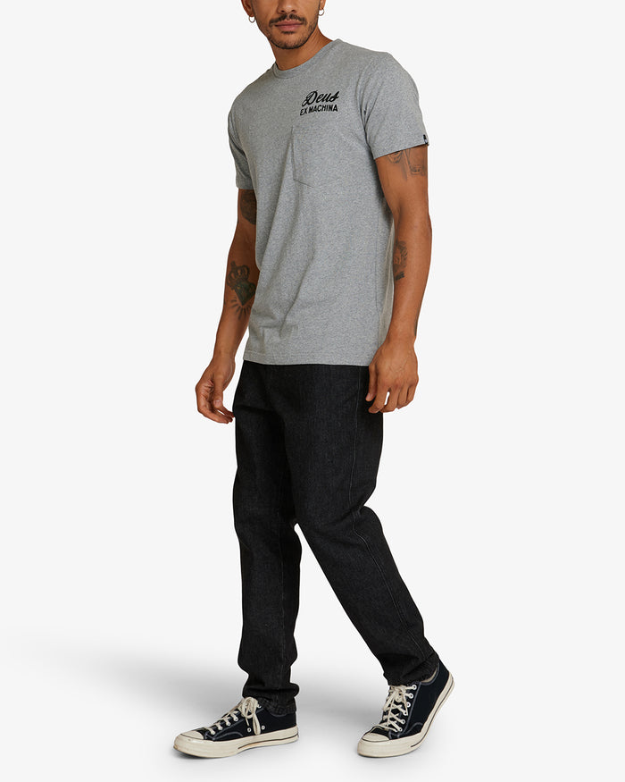 Tokyo Address Tee - Grey Marle, view 4