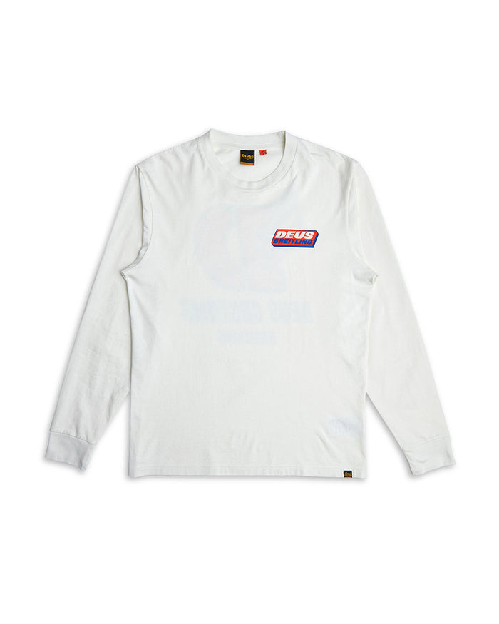 Top Time LS Tee - Vintage White, view 5|Flatlay