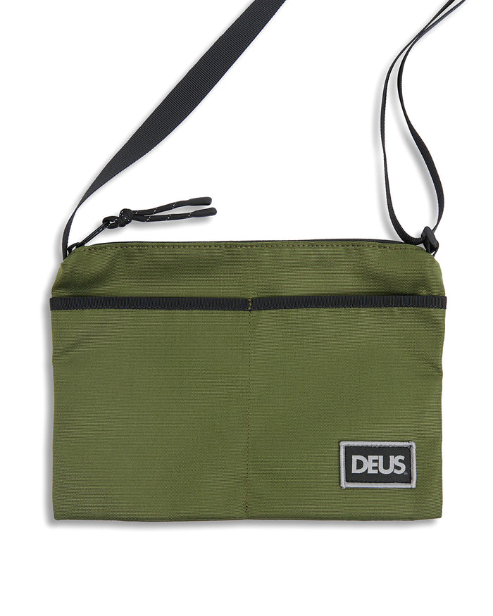 Transit Sling Bag - Olive, view 3|Flatlay