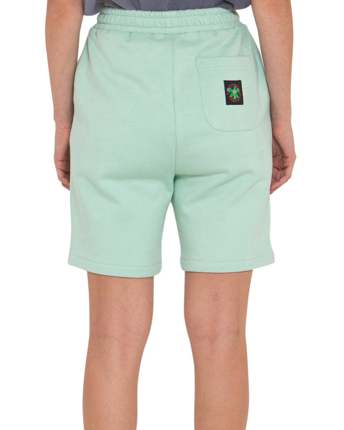 True Romance Fleece Short - Granite Green, view 2|Model