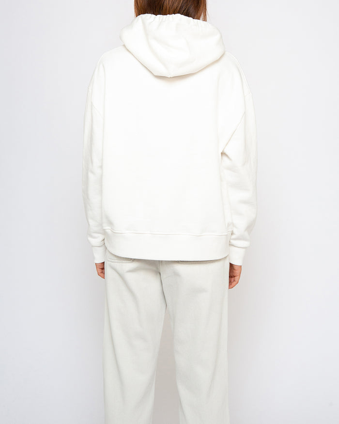 True Romance Hoodie (Oversized Fit) - Vintage White, view 2|Model