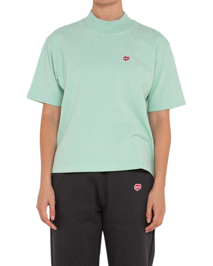 True Romance Tee (Oversized Fit) - Granite Green, view 1|Model