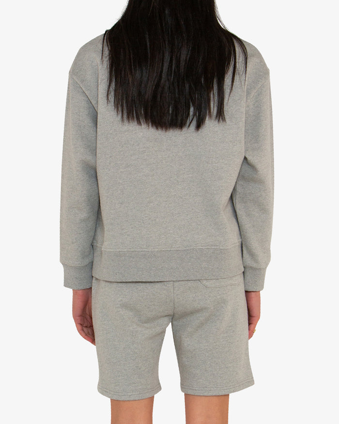 True Romance Zip - Grey Marle, view 3|Model