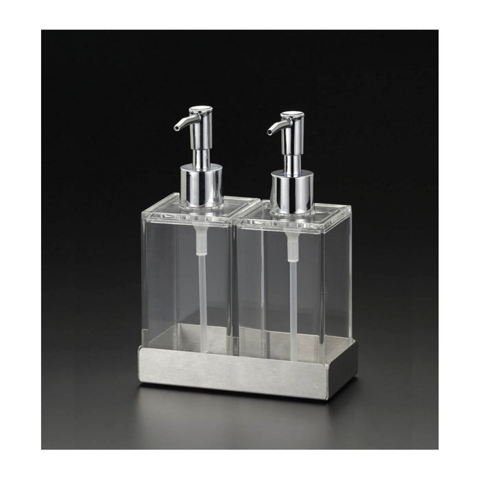 TWIN LIQUID SOAP & LOTION DISPENSERS