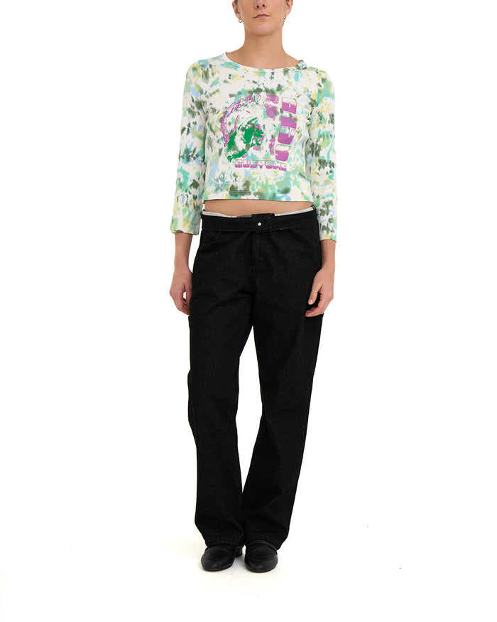 Unhenged Long Sleeve Top - Multi, view 2|Model