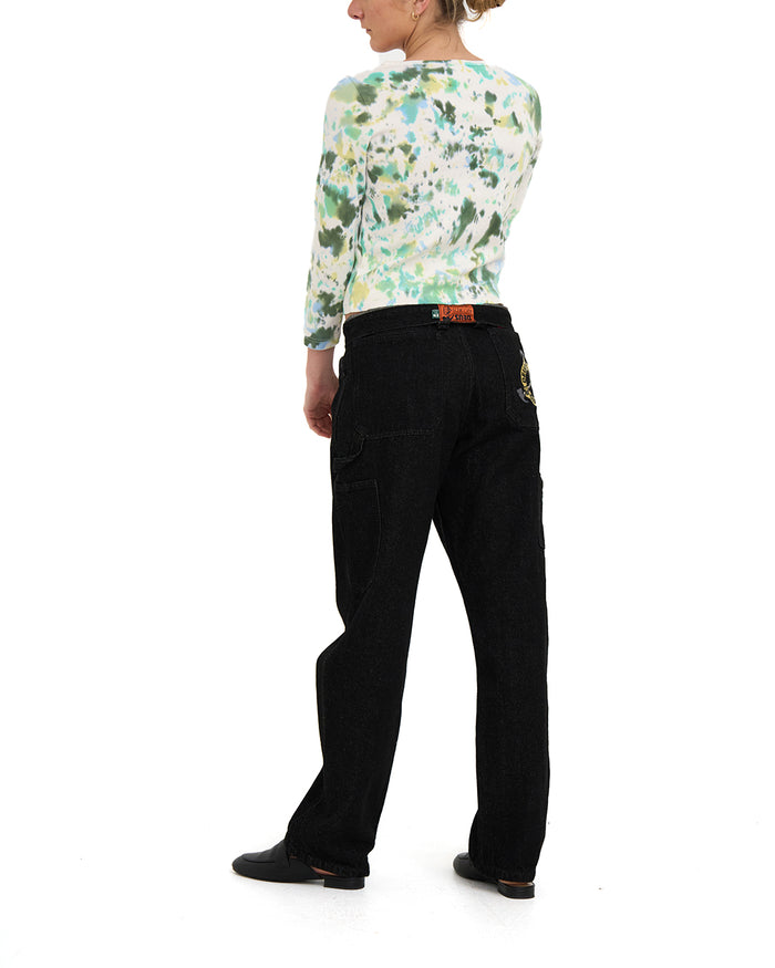 Unhenged Long Sleeve Top - Multi, view 4|Model