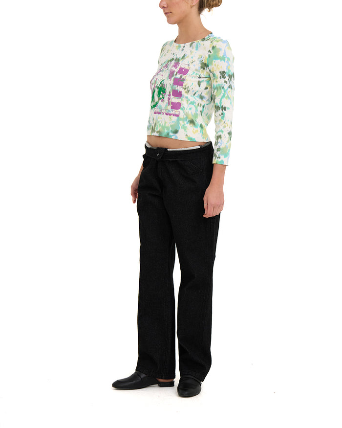 Unhenged Long Sleeve Top - Multi, view 6|Model