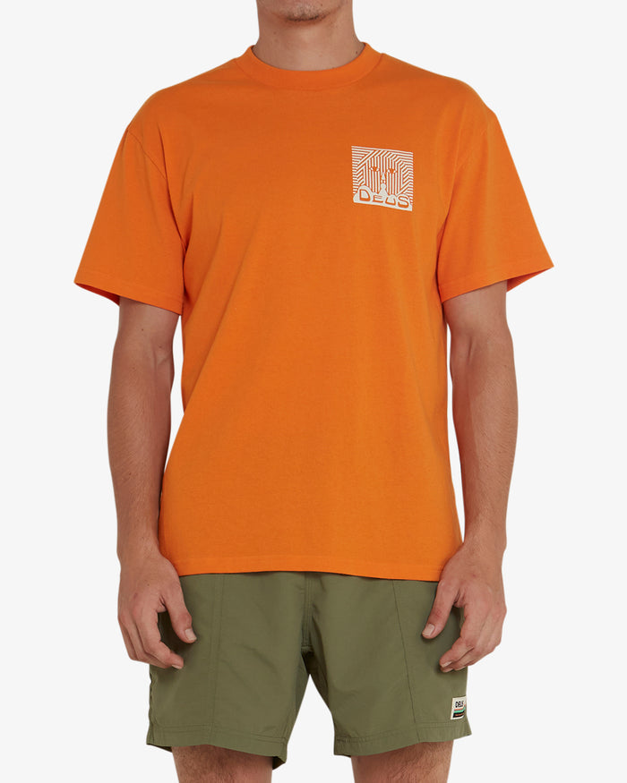 Uv Tee - Orange Ochre, view 2