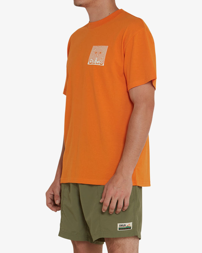 Uv Tee - Orange Ochre, view 4