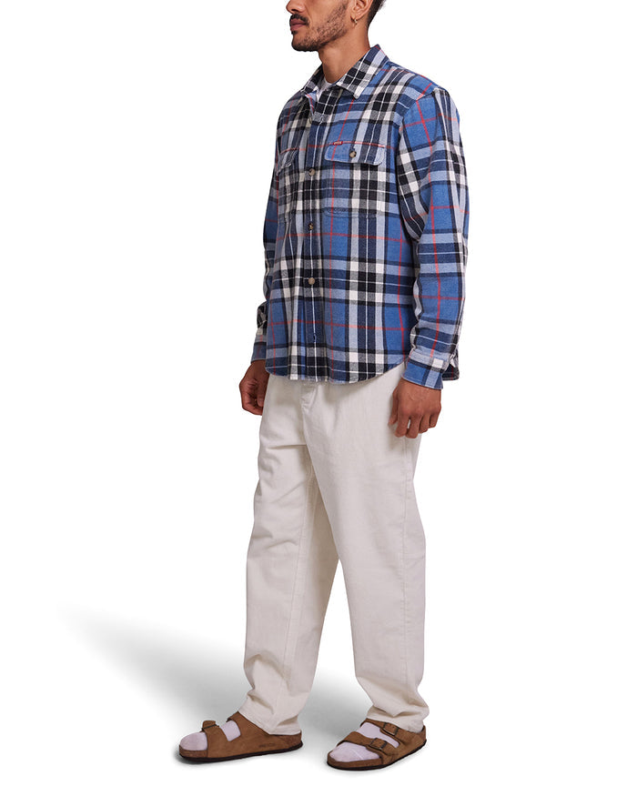 Vacay Check Shirt - Blue Turquoise, view 3|Model