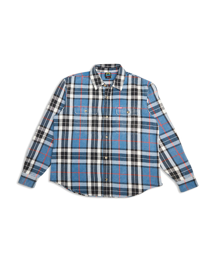 Vacay Check Shirt - Blue Turquoise, view 4|Flatlay