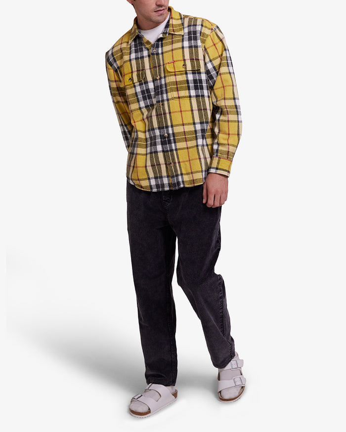 Vacay Check Shirt - Lemon, view 3
