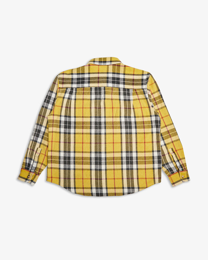 Vacay Check Shirt - Lemon, view 5|Flatlay