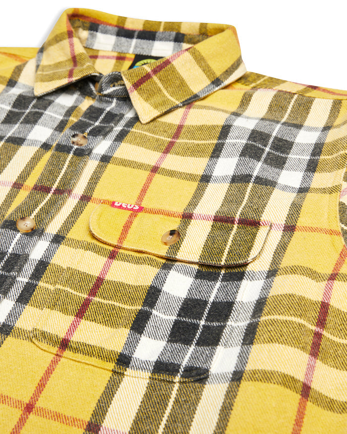 Vacay Check Shirt - Lemon, view 6