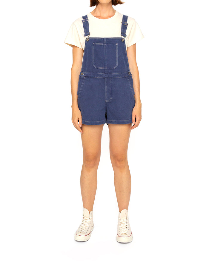Vada Overall (Relaxed Fit) - Indigo, view 1|Model