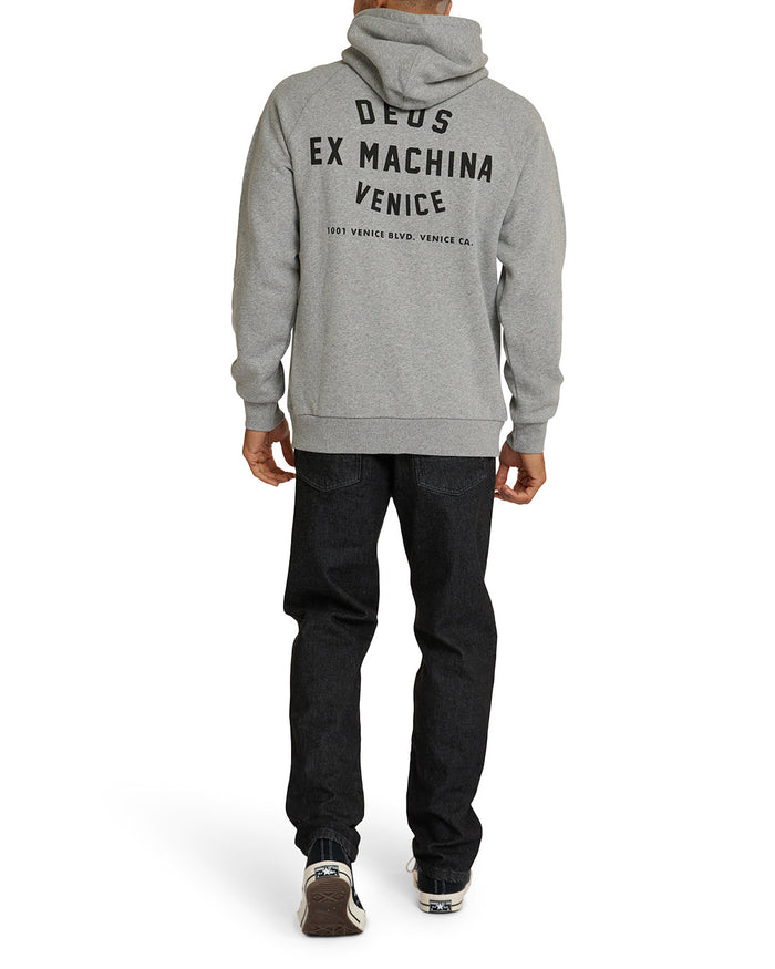 Venice Address Hoodie Grey Marle, view 2|Model