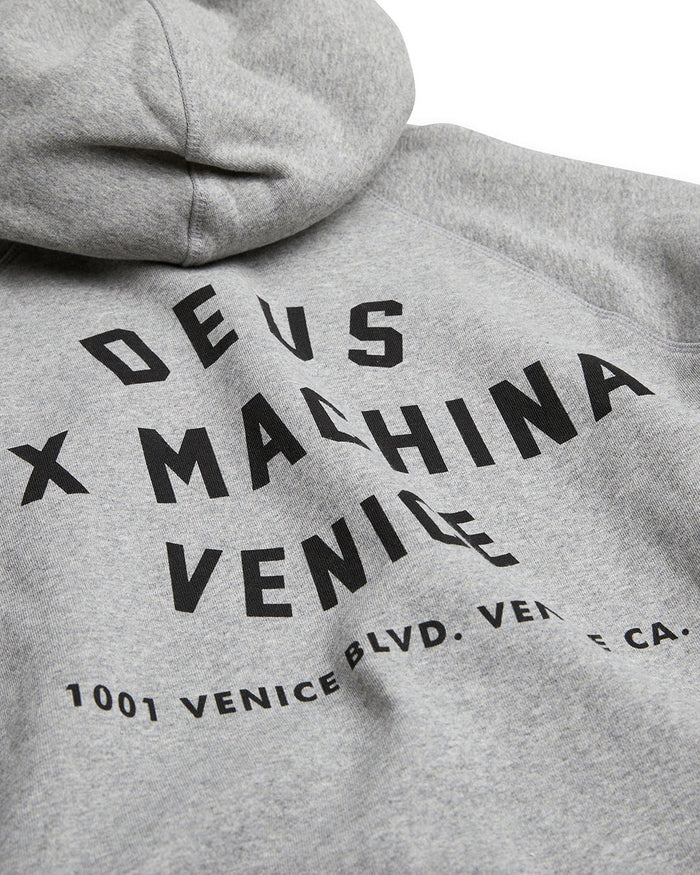 Venice Address Hoodie Grey Marle, view 7|Flatlay