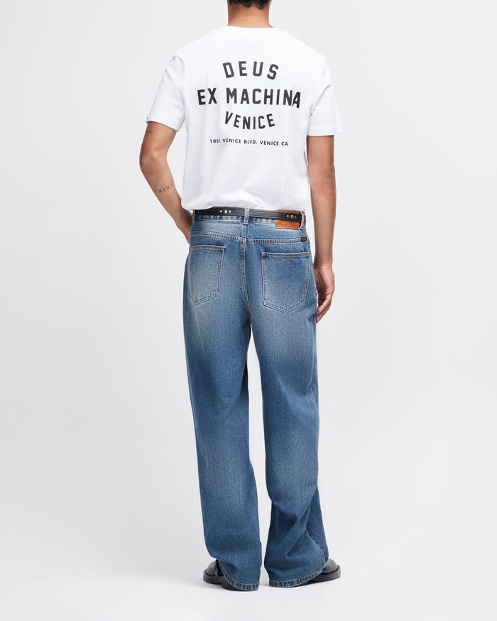 Venice Skull Tee - White, view 6