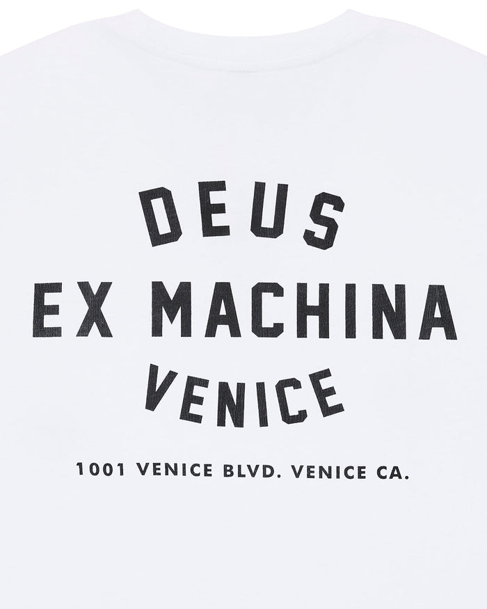 Venice Skull Tee - White, view 8