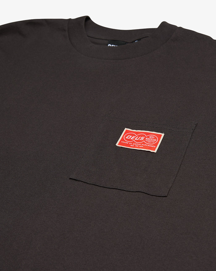 Venture Pocket Tee - Anthracite, view 6|Flatlay
