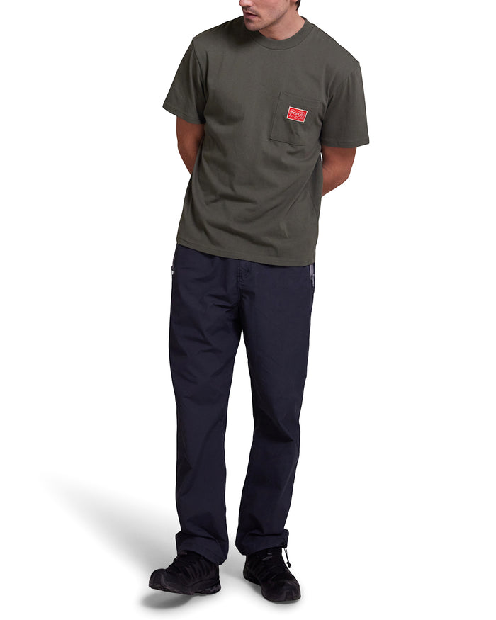 Venture Pocket Tee - Clover, view 1|Model
