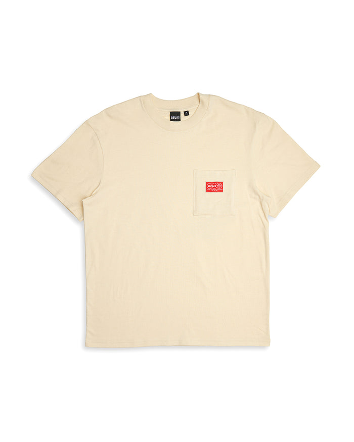 Venture Pocket Tee - Dirty White, view 4|Flatlay
