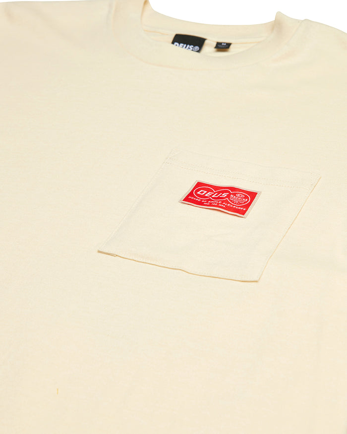 Venture Pocket Tee - Dirty White, view 6|Flatlay