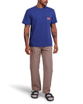 Venture Pocket Tee - Dusty Blue, view 1|Model