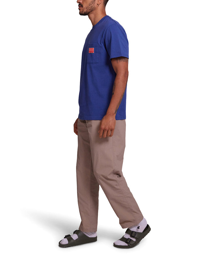 Venture Pocket Tee - Dusty Blue, view 3|Model