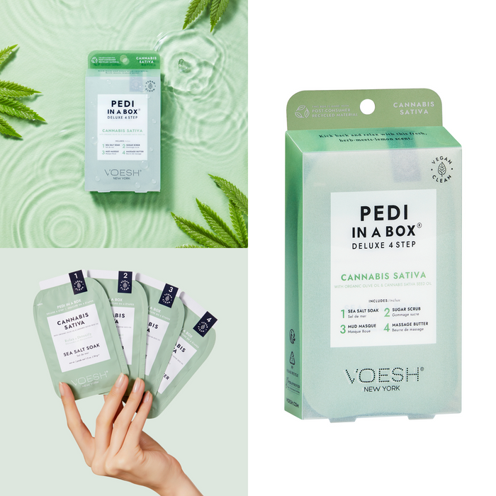 Voesh - Pedi in a Box 4 Steps Cannabis Sativa (box/50pcs)
